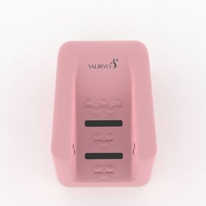 Asciugapiedi Rosa Opaco Accessibile per Case di Cura, IP53, Sensore Senza Contatto, Nessun Piegarsi, Unità di Asciugatura Sicura - Product Image 2