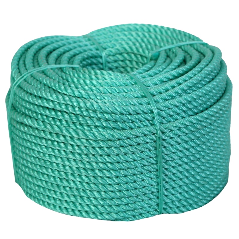 โรงงานขายส่ง3 Strand Polypropylene/โพลีเอสเตอร์/ไนลอนTwisted Marine Mooringเชือก