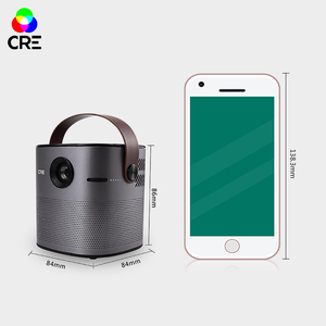 DC 12V 3D Smart HD Android Wifi Inalámbrico exterior portátil Pocket Mini 3 Led Dlp Proyector de películas con ba - Product Image 3
