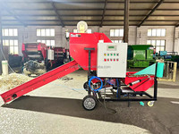 Presse à balles de paille de riz de foin entièrement automatique Mini presse à balles rondes d'ensilage d'herbe de luzerne et machine d'emballage en vente