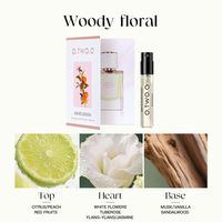 O.TWO.O Mini Vaporisateur de Parfum 1,5 ml pour Femmes, Parfum Floral Doux
