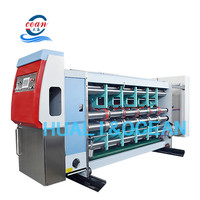 Ocean Automatic Corrugated Carton Printing Slotting Die Cutting Pizza Paper Cardboard Box Machine