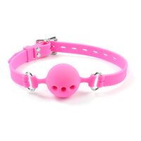 Balle buccale en silicone et métal, taille réglable, pour jeux BDSM, harnais, bondage, SM, jouets pour couples, fétichisme, contraintes esclaves, articles exotiques