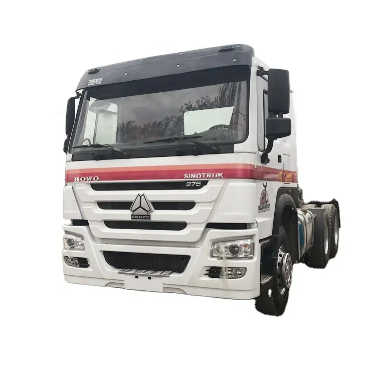 Tête de camion Sinotruk d'occasion en Chine Howo 6X4 371- 420 HP camion tracteur d'occasion