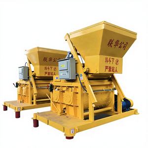 Malaxeur à béton électrique automatique à double arbre avec pompe et moteur, productivité de 25 m/h <span class=keywords><strong>pour</strong></span> la construction - Product Image 1