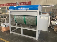 Mesin filter drum putar perawatan air limbah pertanian ikan ikan