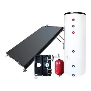 Lebria分割加圧ソーラー温水器300l水タンクフラットコレクターステンレス鋼フレームソーラー温水器 - Product Image 1