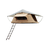 Carpa de Techo Familiar Premium Portátil e Impermeable de Lona de 280g, de Fácil Montaje, para SUV y Aventuras al Aire Libre