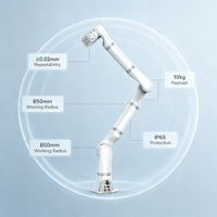Bras robotisé Hirobot à longue portée personnalisé, commande PLC, charge utile élevée, manipulateur de soudage avec moteur et boîte de vitesses