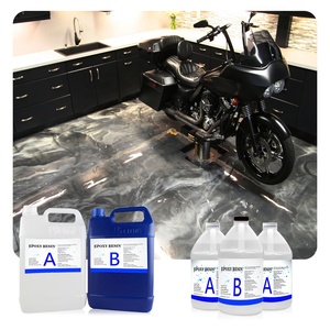 Vente en gros 100% peinture de sol en résine époxy transparente auto-nivelante pour garage <span class=keywords><strong>prix</strong></span> de revêtement de sol en béton peinture de sol en résine époxy - Product Image 5