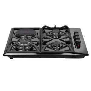 เตาไฟฟ้าและแก๊สพร้อมเตาเซรามิก4หัวเตาสแตนเลสเตาไฟฟ้า ODM สำหรับทำอาหาร - Product Image 5