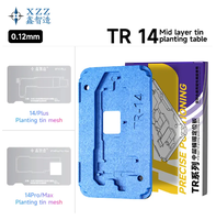 XZZ XINZHIZAO TR Motherboard Middle Layer Board Plant Tin Platform 3D BGA Reballing Stencil untuk iPhone X 11 12 13 14 15 16 17 Pm