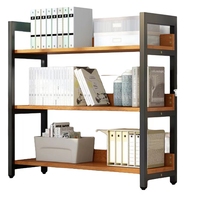 Étagère de rangement moderne en métal à 3 niveaux pour meubles de maison et salon, bibliothèque d'angle murale longue