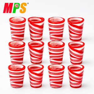 OEM produttori di caramelle personalizzato cucchiaio per mescolare caramelle menta piperita <span class=keywords><strong>dolce</strong></span> Shotglass commestibile - Product Image 2
