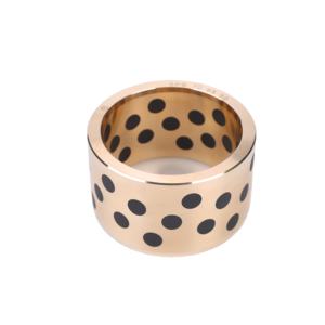 การผลิตแบทช์บรอนซ์กราไฟท์ Oilless แบริ่งบูชสำหรับโรงงานจีน - Product Image 4