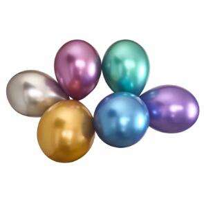Globos cromados de látex multicolor de 12 pulgadas al por mayor Globos metálicos para Decoración de cumpleaños y bodas - Product Image 3