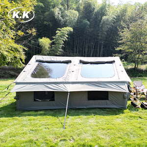 Kawagebo Kamp (KK) 13' X 10' Gonflable 12 ㎡   Grande tente de camping d'extérieur avec fenêtre de toit pour le glamping - Product Image 5