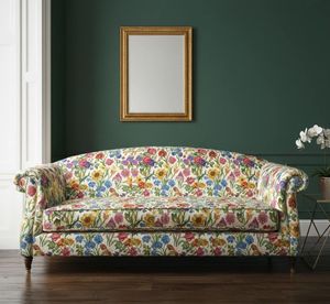 Tissu d'ameublement imprimé floral sur toute la surface au mètre – Textile botanique élégant pour canapé, chaise, coussin, rideaux et décoration intérieure - Product Image 6
