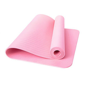 Estera de Yoga TPE ecológica de alta calidad, ejercicios de suelo de Yoga calientes impermeables de gran tamaño con logotipo personalizado y correas de transporte - Product Image 1