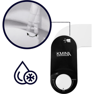 Bidet WC, jet pour WC eau froide noir (non électrique) KMINA K30008 - Product Image 4