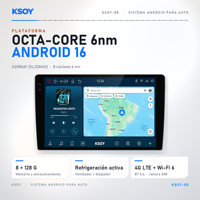 Autoradio Android 16, autoradio tactile multimédia pour voiture, autoradio Android 9 pouces, autoradio Android pour voiture, écran Android 9 pouces