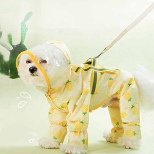 Full Coverage Large / Puppy Raincoat Outdoor Gears Xxl Lightweight <strong>Waterproof</strong> <strong>Dog</strong> Rain Jacket <strong>with</strong> Hood and <strong>Legs</strong> - Product Image 3
