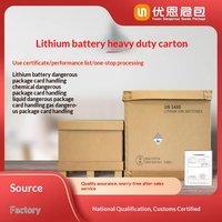 Cartons d'emballage agricoles rectangulaires robustes pour batteries au lithium personnalisées, grandes boîtes pour équipements avec couvercles supérieur et inférieur, livraison directe