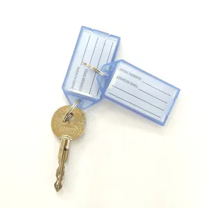 factory Wholesale cheap plastic writable paper key tags ID labels for hotel