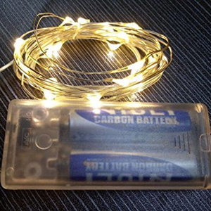 <span class=keywords><strong>Guirlande</strong></span> lumineuse de Noël en fil de cuivre avec 10 <span class=keywords><strong>LED</strong></span>, alimentée par 2 piles AA - Product Image 6