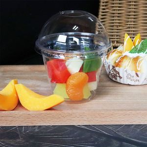 98mm(1000pcs/ctn) 12/14/16/18/20/24oz Crystal Clear PET Cold Party <b>Drinking</b> Straw <b>Cups</b> With Lids for Juice <b>Plastic</b> Fruit <b>Cup</b> - Product Image 1