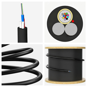 Cable de Fibra Óptica ADSS para Exteriores, Mini, G652D, 2/4/6/8/12 Núcleos, ASU, Cable de Bajada FTTH Aéreo, 100m de Vano, Autoportante - Product Image 3