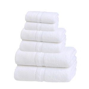 Ensemble de 6 serviettes de bain, visage et mains en tissu éponge biologique 450 g/m², 100 % coton peigné, séchage rapide, écologiques, douces, qualité hôtelière, pour la maison - Product Image 4