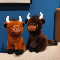 Peluche personnalisée de vache des Highlands, jouet en peluche doux de vache des Highlands pour cadeau
