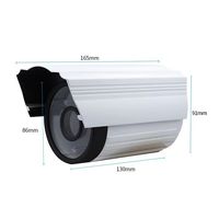Carcasa Impermeable IP60 para Cámara, Cubierta Blanca para Interiores/Exteriores para Cámaras de Seguridad IR
