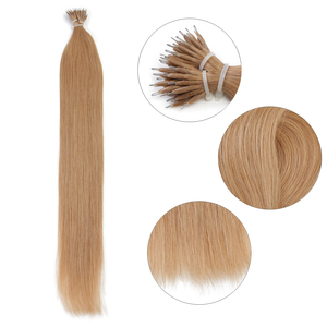 Extensions de cheveux K.SWIGS Nano Ring, pointes épaisses, sans perte de cheveux, sans nœuds, cheveux humains doux, port invisible, pour salon, usage quotidien, coiffure de fête. - Product Image 1