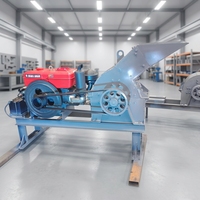 Concasseur à marteaux en acier portable haute capacité avec moteur diesel pour applications minières, carrières, calcaire et industrie de la construction