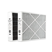 X6672 Filter Udara Lipat Karbon Aktif MERV 16 untuk Iklim Sehat dengan Magnet Pengingat Ganti Filter