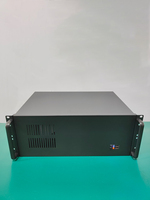 Châssis de contrôle industriel 4U Ultra-court 300 carte mère ATX profonde 7 fentes de surveillance DVR Laser gravure réseau armoires acier