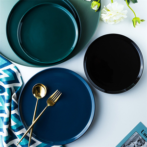 Stoviglie all'ingrosso rotondo prezzi a buon mercato di ceramica <span class=keywords><strong>pizza</strong></span> pasta piastra <span class=keywords><strong>per</strong></span> il ristorante - Product Image 2