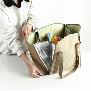 Sac de transport convertible portable, sac à bandoulière pour pique-nique en plein air, randonnée, couverture de camping épaisse, ronde, imperméable - Product Image 1