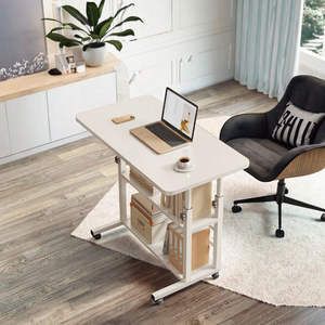 Escritorio de ordenador de madera ergonómico Simple y moderno Escritorio de PC convertible almacenamiento móvil elevador Manual Escritorio de PC convertible oficina en casa - Product Image 3