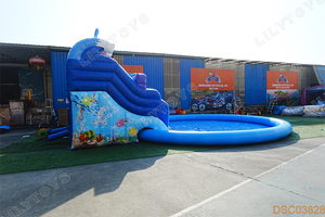 <span class=keywords><strong>Parque</strong></span> Acuático Inflable Personalizado Lilytoys <span class=keywords><strong>con</strong></span> Diseño de Mundo Marino, <span class=keywords><strong>Parque</strong></span> Acuático Inflable <span class=keywords><strong>con</strong></span> Tobogán de Agua <span class=keywords><strong>con</strong></span> Forma de Delfín para Niños - Product Image 5
