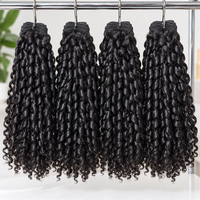 Lots de Cheveux Humains 100% Naturels 12A, Tissages Pixie Bouclés de Haute Qualité, 10-18 pouces, 100g, Promotion Vente en Gros de Tissages Pixie Bouclés