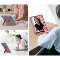 Étui antichoc à 3 couches pour iPad Pro 11 M5 2025 M4 2024 avec support pliable et porte-stylo, en silicone et PC, OEM ODM