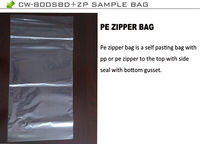 Máquina automática de almacenamiento de PE, LDPE, OPP, con cremallera deslizante, bolsa de sellado lateral, deslizante, cierre de cremallera, fabricación de bolsas