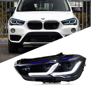 Lente LED de luz diurna con ceja azul versión Thunder, conjunto de faros de alta calidad para restauración, para X1 F48 F49 16-19 - Product Image 1