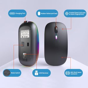 Chuột Máy Tính người bán trong Alabama USA đơn giản câm Slim raton Gamer inalambrico Backlit chuột bluetooth không dây chuột - Product Image 5