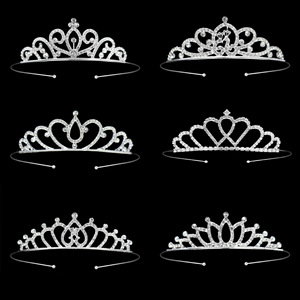 Fille coréenne princesse fête diadème mère fille couronne bandeau cristaux enfants alliage couronne cheveux peigne fêtes spécial - Product Image 5
