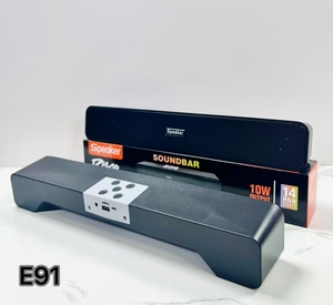 E91 Stereo Soundbar Sound Blaster <b>Speaker</b> Computer Multimedia Audio Wireless Sound Blaster Blue Tooth <b>Speaker</b> Long Strip - Product Image 3