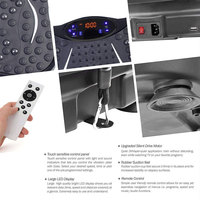 Machine vibrante verticale ABS pour exercices abdominaux, portable, capacité de charge 150 kg, mini plaques vibrantes pour le corps